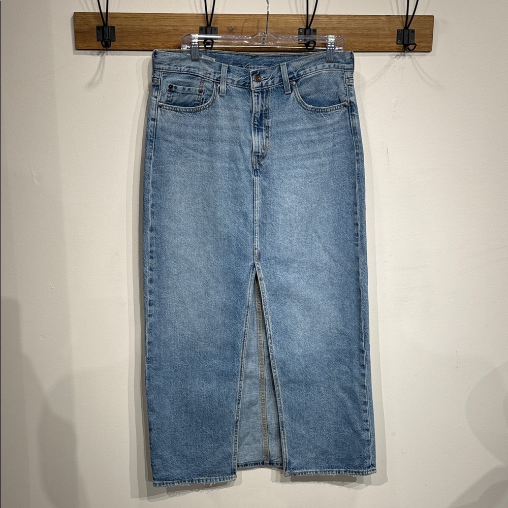 Levis Maxi Denim Skirt